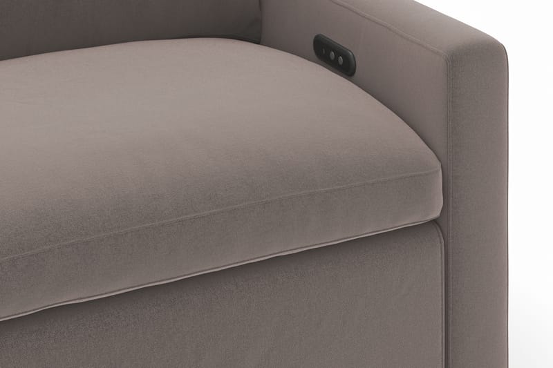 Barsele 3-sits Elektrisk Reclinersoffa - Brun - Möbler - Soffa - Biosoffa & reclinersoffa - 3 sits biosoffa & reclinersoffa