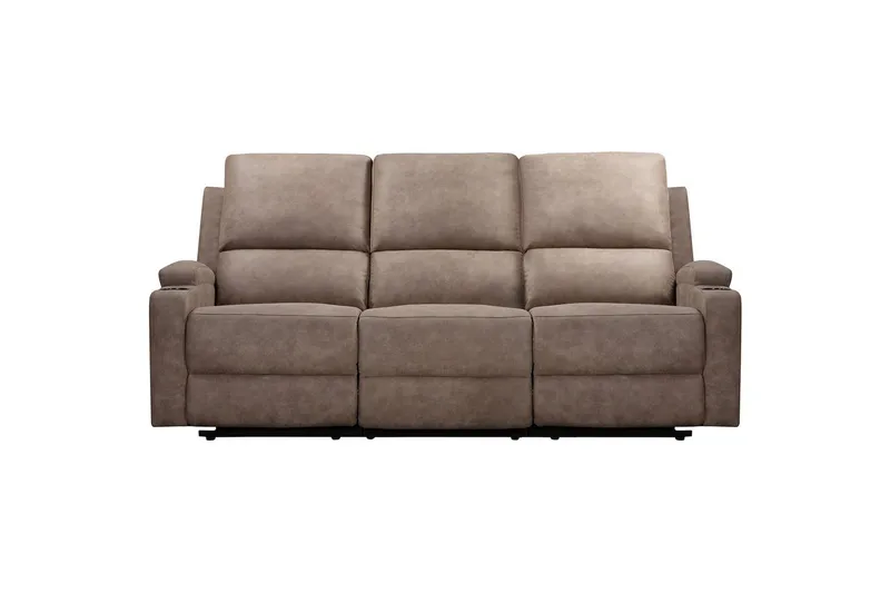 Dallas Reclinersoffa 3-sits - Brun - Möbler - Soffa - Biosoffa & reclinersoffa - 3 sits biosoffa & reclinersoffa
