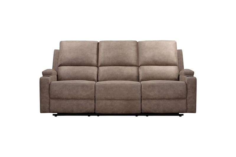 Dallas Reclinersoffa 3-sits - Brun - Möbler - Soffa - Biosoffa & reclinersoffa - 3 sits biosoffa & reclinersoffa