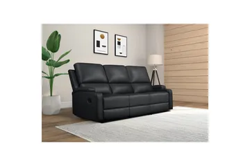 Dallas Reclinersoffa 3-sits - Svart - Möbler - Soffa - Biosoffa & reclinersoffa