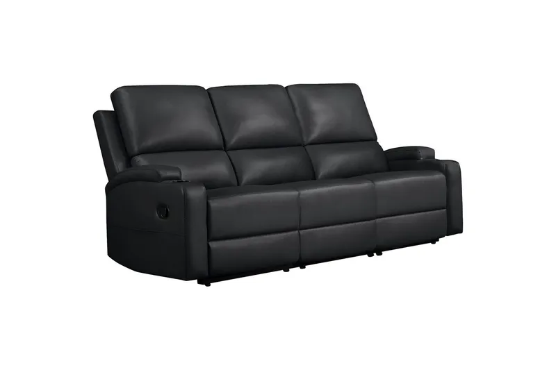Dallas Reclinersoffa 3-sits - Svart - Möbler - Soffa - Biosoffa & reclinersoffa - 3 sits biosoffa & reclinersoffa