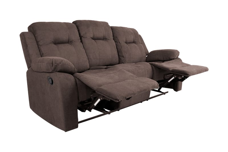 Dixon Reclinersoffa 210x95x102 cm Brun - 3 sits soffa - 3 sits biosoffa & reclinersoffa - Biosoffa & reclinersoffa