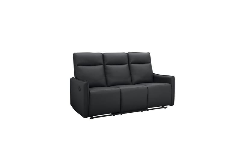 Lugo Reclinersoffa 3-sits - Svart - Möbler - Soffa - Biosoffa & reclinersoffa - 3 sits biosoffa & reclinersoffa