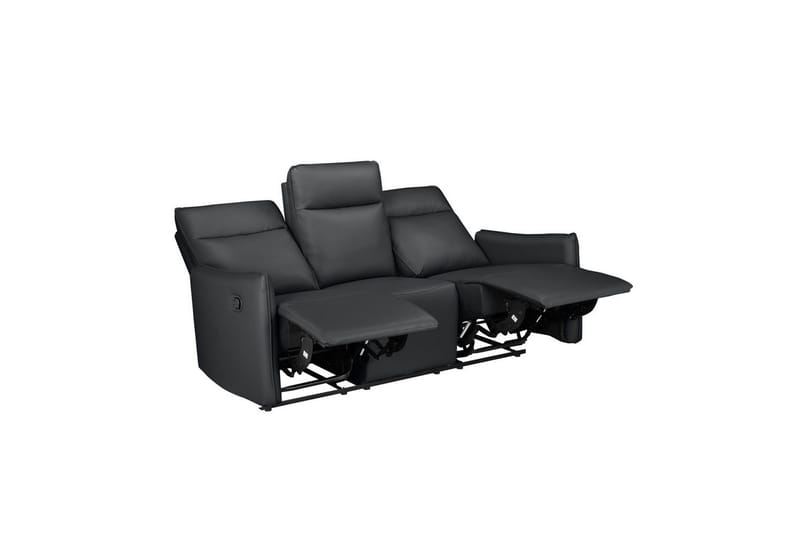 Lugo Reclinersoffa 3-sits - Svart - Möbler - Soffa - Biosoffa & reclinersoffa