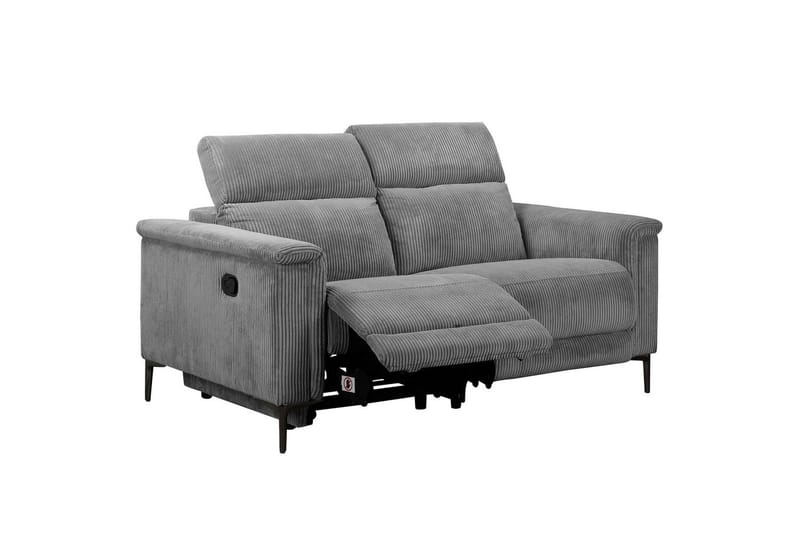 Lund Reclinersoffa 2-sits - Grå - Möbler - Soffa - Biosoffa & reclinersoffa - 2 sits biosoffa & reclinersoffa