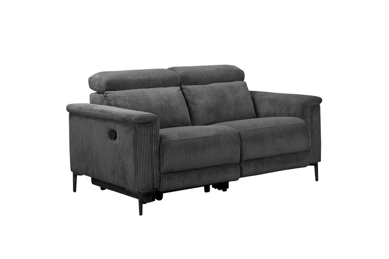 Lund Reclinersoffa 2-sits - Grå - Möbler - Soffa - Biosoffa & reclinersoffa - 2 sits biosoffa & reclinersoffa