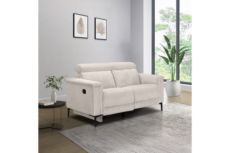 Lund Reclinersoffa 2-sits - Vit - Möbler - Soffa - Biosoffa & reclinersoffa - 2 sits biosoffa & reclinersoffa