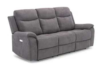 Milo Soffa 3-sits - Grå - Möbler - Soffa - Biosoffa & reclinersoffa