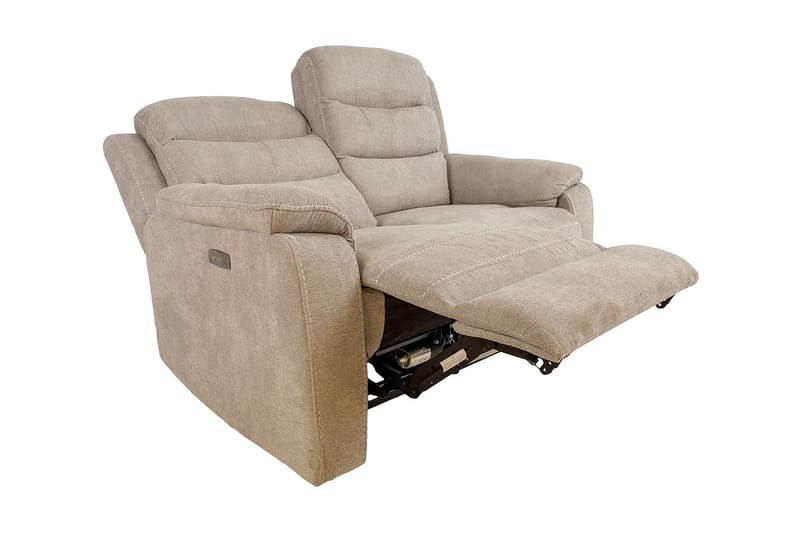 Mimi Reclinersoffa 2-sits 153x93x102 cm Ljusgrå Bok - 2 sits biosoffa & reclinersoffa - Biosoffa & reclinersoffa - 2 sits soffa