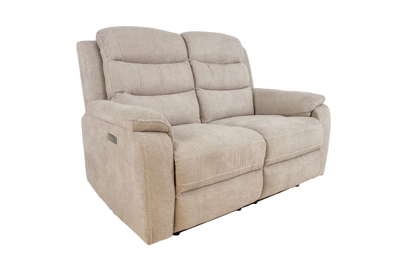 Mimi Reclinersoffa 2-sits 153x93x102 cm Ljusgrå Bok - 2 sits biosoffa & reclinersoffa - Biosoffa & reclinersoffa - 2 sits soffa