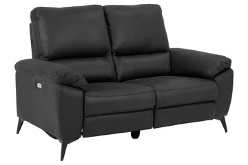 Ranas 2-sits Hörnreclinersoffa Elektrisk - Grå/Svart - Möbler - Soffa - Biosoffa & reclinersoffa - 2 sits biosoffa & reclinersoffa