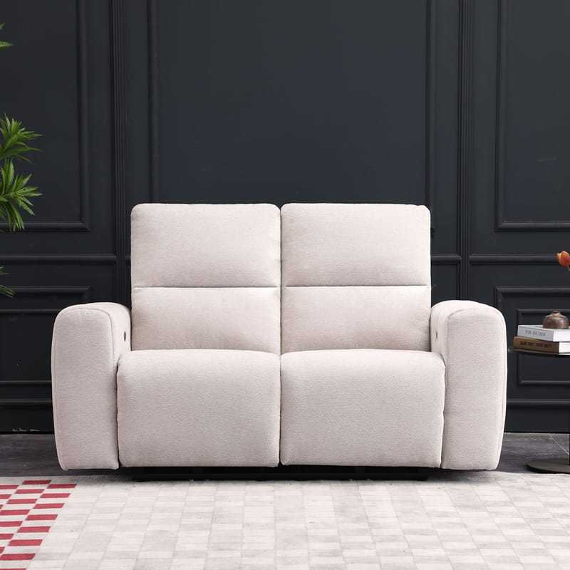 Reclinersoffa Ödmark 2-sits med elektrisk mekanism - ljusbeige - Möbler - Soffa - Biosoffa & reclinersoffa - 2 sits biosoffa & reclinersoffa