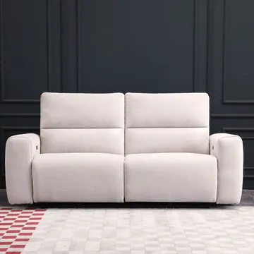 Reclinersoffa Ödmark 3-sits med elektrisk mekanism - ljusbeige - Möbler - Soffa - Biosoffa & reclinersoffa - 3 sits biosoffa & reclinersoffa