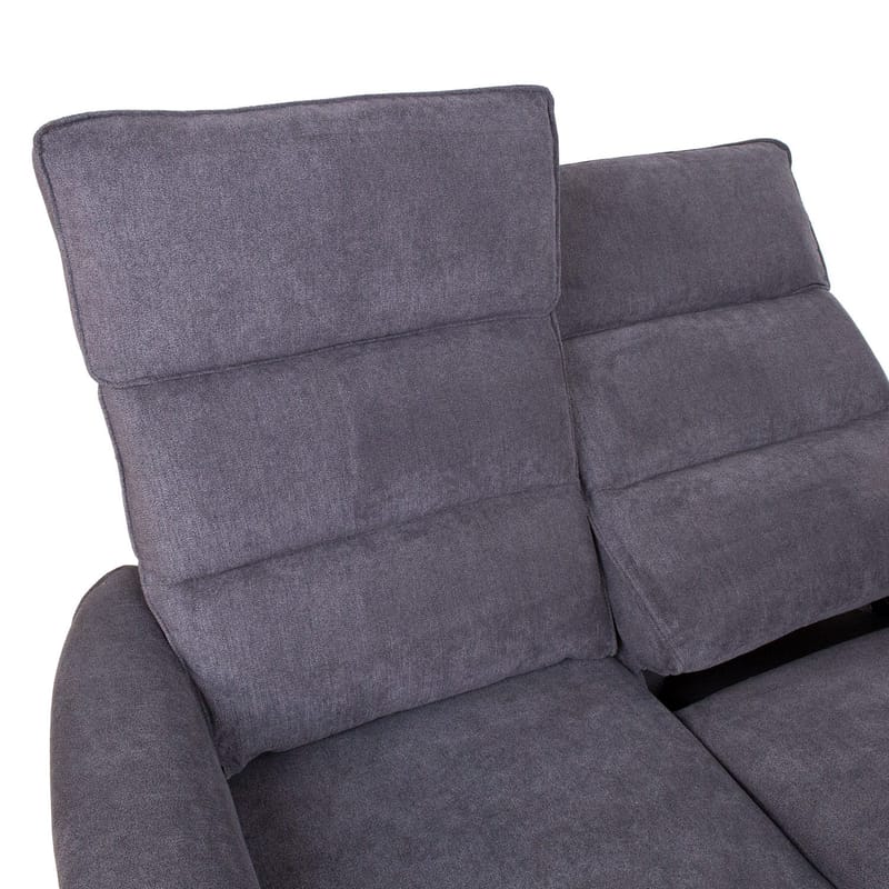 Reclinersoffa Dalsor 2-sits med elektrisk mekanism - Grå - Möbler - Soffa - Biosoffa & reclinersoffa - 2 sits biosoffa & reclinersoffa