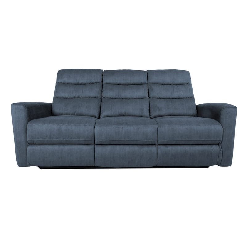 Reclinersoffa Darvi 3-sits med elektrisk mekanism - blå - Möbler - Soffa - Biosoffa & reclinersoffa - 3 sits biosoffa & reclinersoffa