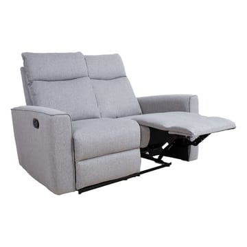 Reclinersoffa Fjolna 2-sits med manuell mekanism - grå - Möbler - Soffa - Biosoffa & reclinersoffa - 2 sits biosoffa & reclinersoffa