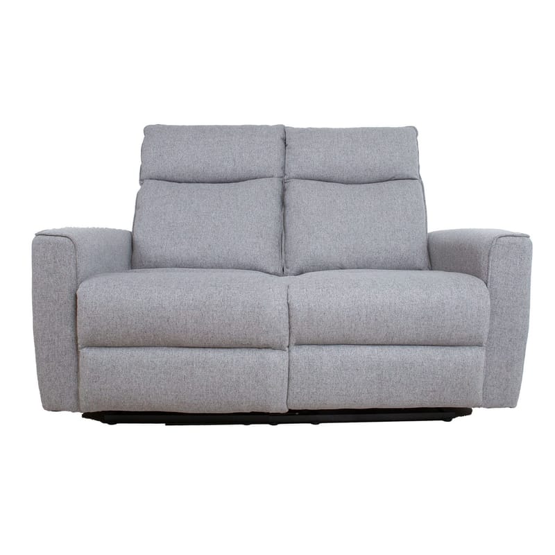Reclinersoffa Fjolna 2-sits med manuell mekanism - grå - Möbler - Soffa - Biosoffa & reclinersoffa - 2 sits biosoffa & reclinersoffa