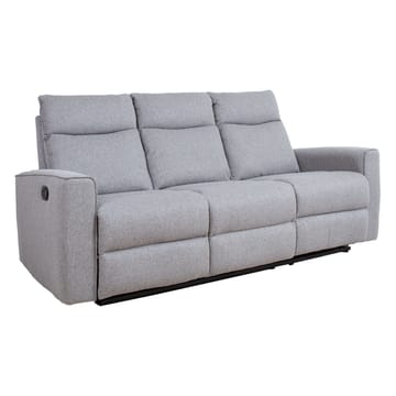 Reclinersoffa Fjolna 3-sits med manuell mekanism - grå - Möbler - Soffa - Biosoffa & reclinersoffa - 3 sits biosoffa & reclinersoffa