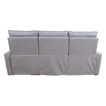 Reclinersoffa Fjolna 3-sits med manuell mekanism - grå - Möbler - Soffa - Biosoffa & reclinersoffa - 3 sits biosoffa & reclinersoffa