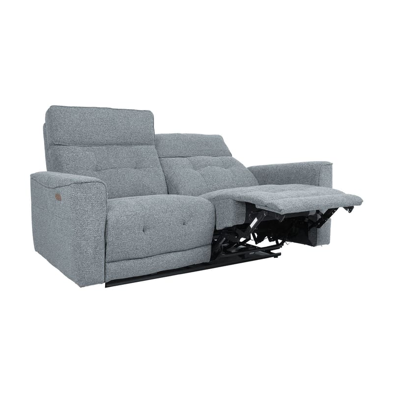 Reclinersoffa Glendor 2-sits med elektrisk mekanism - Blågrå - Möbler - Soffa - Biosoffa & reclinersoffa - 2 sits biosoffa & reclinersoffa