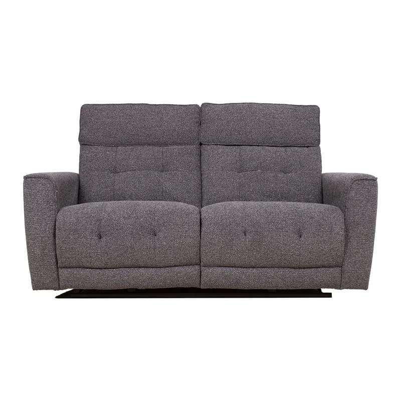 Reclinersoffa Glendor 2-sits med elektrisk mekanism - Grå - Möbler - Soffa - Biosoffa & reclinersoffa - 2 sits biosoffa & reclinersoffa
