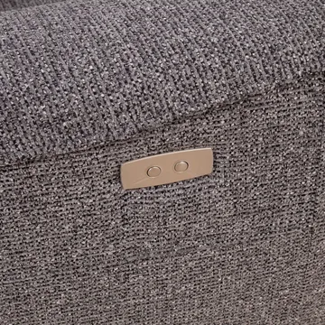 Reclinersoffa Glendor 2-sits med elektrisk mekanism - Grå - Möbler - Soffa - Biosoffa & reclinersoffa - 2 sits biosoffa & reclinersoffa