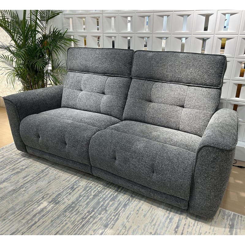 Reclinersoffa Glendor - grå - Möbler - Soffa - Biosoffa & reclinersoffa - 2 sits biosoffa & reclinersoffa
