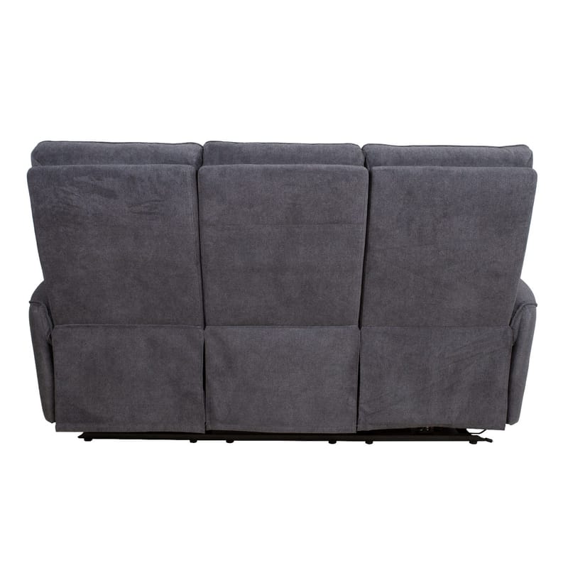 Reclinersoffa Mörvik 3-sits med elektrisk mekanism - blågrå - Möbler - Soffa - Biosoffa & reclinersoffa - 3 sits biosoffa & reclinersoffa