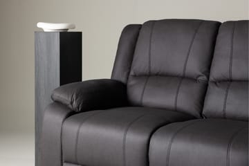 Reclinersoffa med hörn Comfort Living Singapore Reclinersoffa 3 sits Konstläder Black - Möbler - Soffa - Biosoffa & reclinersoffa