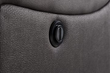 Reclinersoffa med hörn Comfort Living Singapore Reclinersoffa 3 sits Konstläder Black - Möbler - Soffa - Biosoffa & reclinersoffa