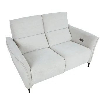 Reclinersoffa Näsdal 2-sits med elektrisk mekanism - ljusbeige - Möbler - Soffa - Biosoffa & reclinersoffa - 2 sits biosoffa & reclinersoffa