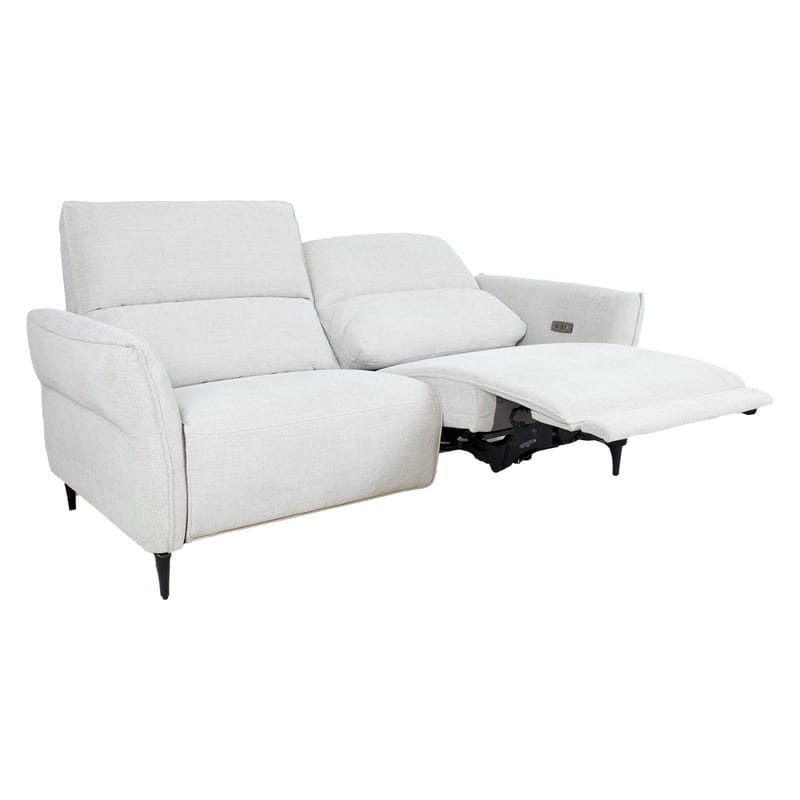 Reclinersoffa Näsdal 3-sits med elektrisk mekanism - ljusbeige - Möbler - Soffa - Biosoffa & reclinersoffa - 3 sits biosoffa & reclinersoffa
