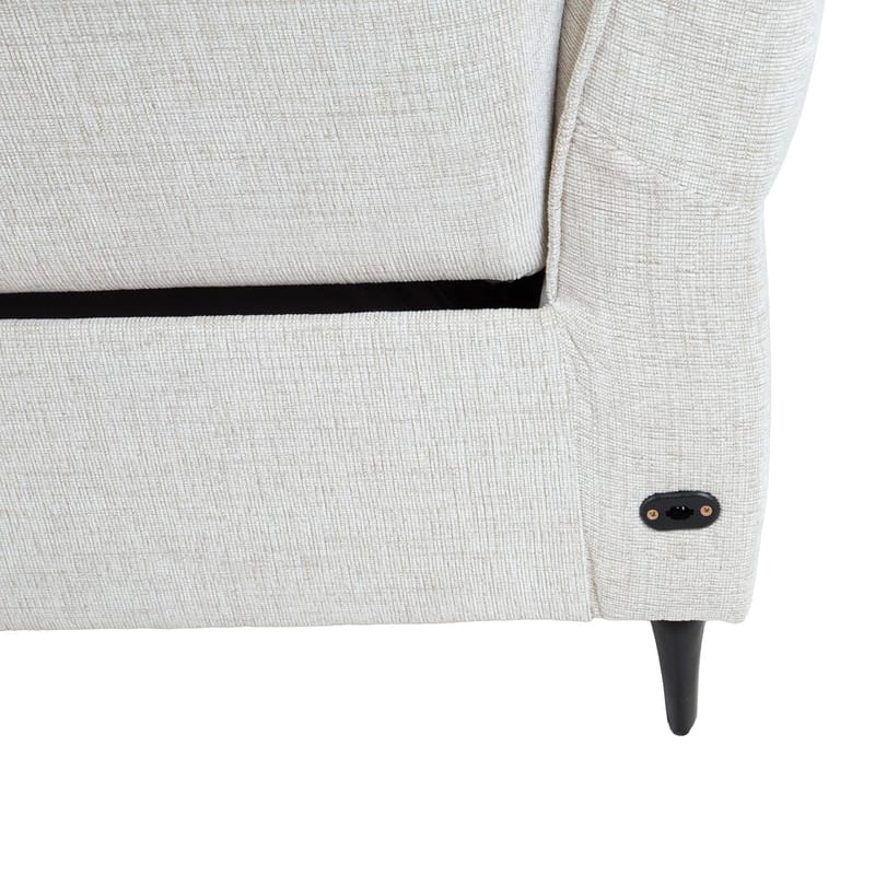 Reclinersoffa Näsdal 3-sits med elektrisk mekanism - ljusbeige - Möbler - Soffa - Biosoffa & reclinersoffa - 3 sits biosoffa & reclinersoffa