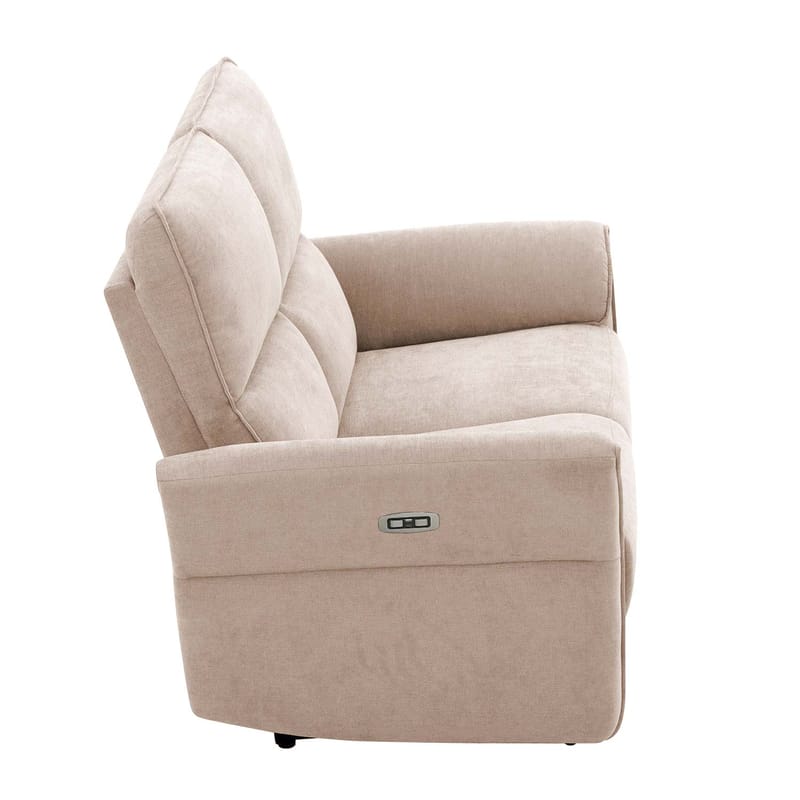 Reclinersoffa Ravdal 2-sits med elektrisk mekanism - ljusbrun - Möbler - Soffa - Biosoffa & reclinersoffa - 2 sits biosoffa & reclinersoffa