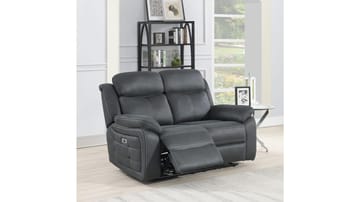 Reclinersoffa Rindal 2 Sits Elektrisk - grå - Möbler - Soffa - Biosoffa & reclinersoffa - 2 sits biosoffa & reclinersoffa
