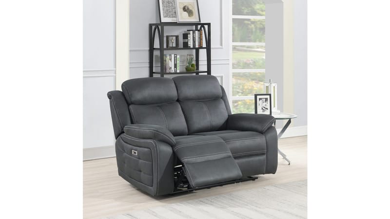 Reclinersoffa Rindal 2 Sits Elektrisk - grå - Möbler - Soffa - Biosoffa & reclinersoffa - 2 sits biosoffa & reclinersoffa