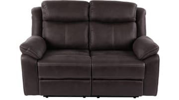 Reclinersoffa Rindal 2 Sits Manuell - brungrå - Möbler - Soffa - Biosoffa & reclinersoffa - 2 sits biosoffa & reclinersoffa