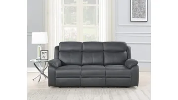 Reclinersoffa Rindal 3 Sits Elektrisk - grå - Möbler - Soffa - Biosoffa & reclinersoffa - 3 sits biosoffa & reclinersoffa