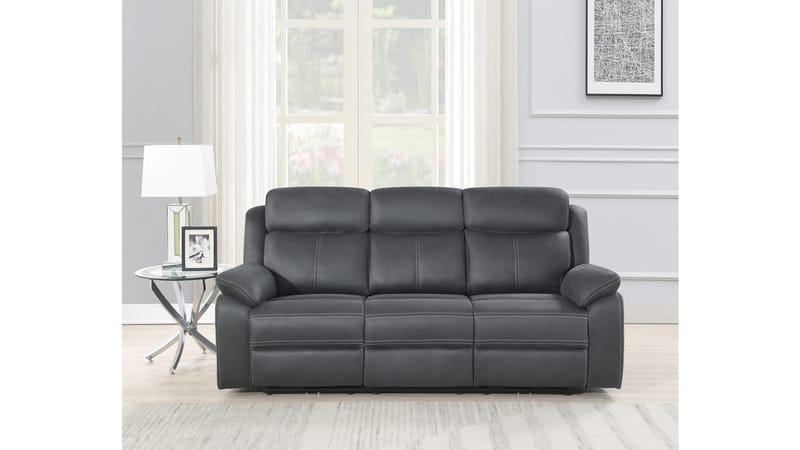 Reclinersoffa Rindal 3 Sits Elektrisk - grå - Möbler - Soffa - Biosoffa & reclinersoffa - 3 sits biosoffa & reclinersoffa