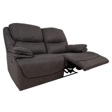 Reclinersoffa Sälmar 2-sits med manuell mekanism - grå - Möbler - Soffa - Biosoffa & reclinersoffa - 2 sits biosoffa & reclinersoffa