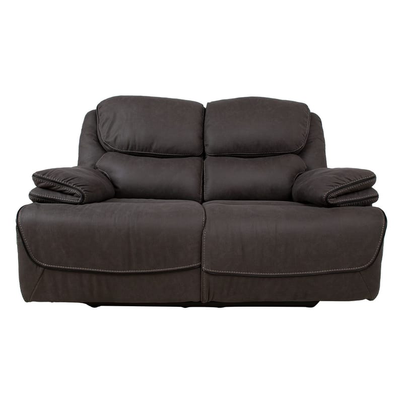Reclinersoffa Sälmar 2-sits med manuell mekanism - grå - Möbler - Soffa - Biosoffa & reclinersoffa - 2 sits biosoffa & reclinersoffa
