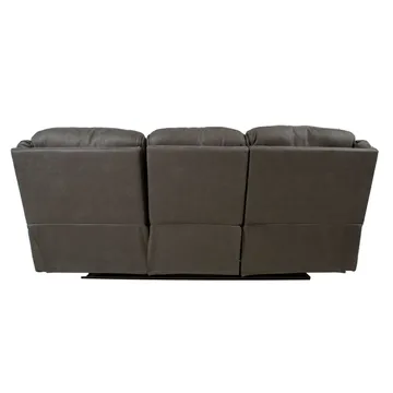 Reclinersoffa Sälmar 3-sits med manuell mekanism - grå - Möbler - Soffa - Biosoffa & reclinersoffa - 3 sits biosoffa & reclinersoffa