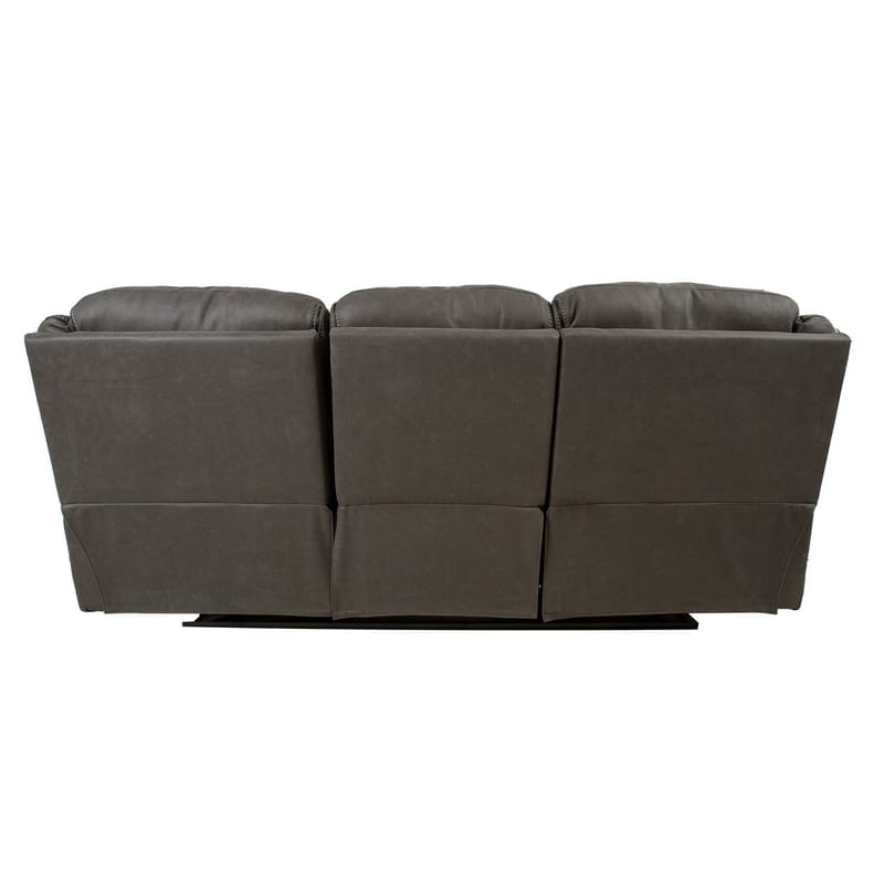 Reclinersoffa Sälmar 3-sits med manuell mekanism - grå - Möbler - Soffa - Biosoffa & reclinersoffa - 3 sits biosoffa & reclinersoffa