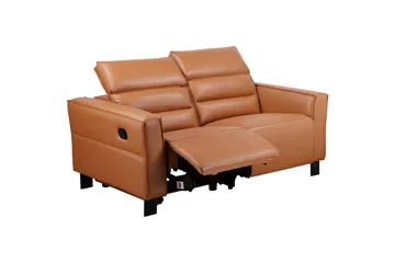 Reclinersoffa utan hörn Loft24 Carpari Reclinersoffa 2-sits Brown Belfast fabric - Möbler - Soffa - Biosoffa & reclinersoffa - 2 sits biosoffa & reclinersoffa