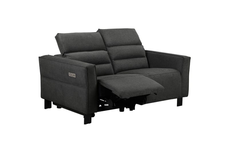 Reclinersoffa utan hörn Loft24 Carpari Reclinersoffa 2-sits Grey Belfast fabric - Möbler - Soffa - Biosoffa & reclinersoffa - 2 sits biosoffa & reclinersoffa