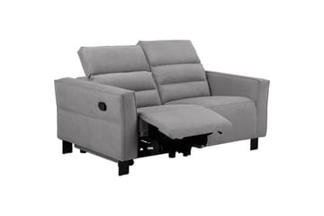 Reclinersoffa utan hörn Loft24 Carpari Reclinersoffa 2-sits Grey Belfast fabric - Möbler - Soffa - Biosoffa & reclinersoffa - 2 sits biosoffa & reclinersoffa