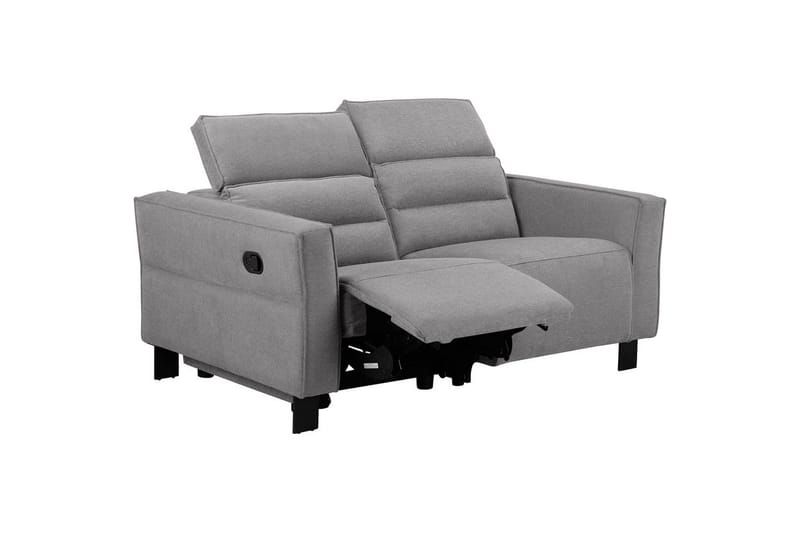 Reclinersoffa utan hörn Loft24 Carpari Reclinersoffa 2-sits Grey Belfast fabric - Möbler - Soffa - Biosoffa & reclinersoffa - 2 sits biosoffa & reclinersoffa