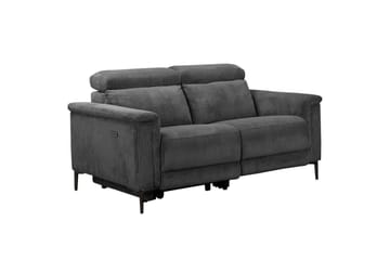 Reclinersoffa utan hörn Loft24 Lund Reclinersoffa 2-sits Grå - Möbler - Soffa - Biosoffa & reclinersoffa - 2 sits biosoffa & reclinersoffa