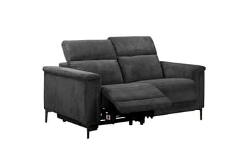 Reclinersoffa utan hörn Loft24 Lund Reclinersoffa 2-sits Grå - Möbler - Soffa - Biosoffa & reclinersoffa - 2 sits biosoffa & reclinersoffa