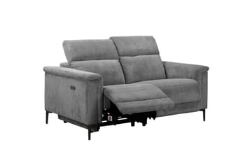 Reclinersoffa utan hörn Loft24 Lund Reclinersoffa 2-sits Lightgrey - Möbler - Soffa - Biosoffa & reclinersoffa - 2 sits biosoffa & reclinersoffa